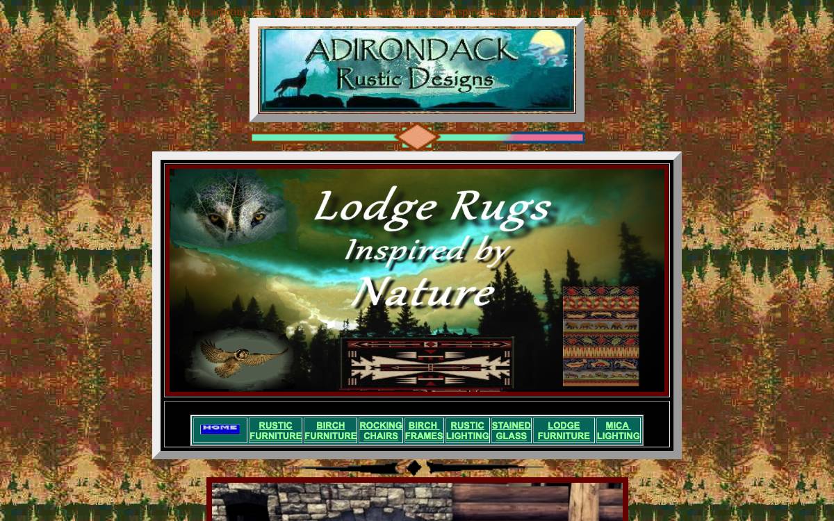 Screenshot of the website reached at adkdesign.com