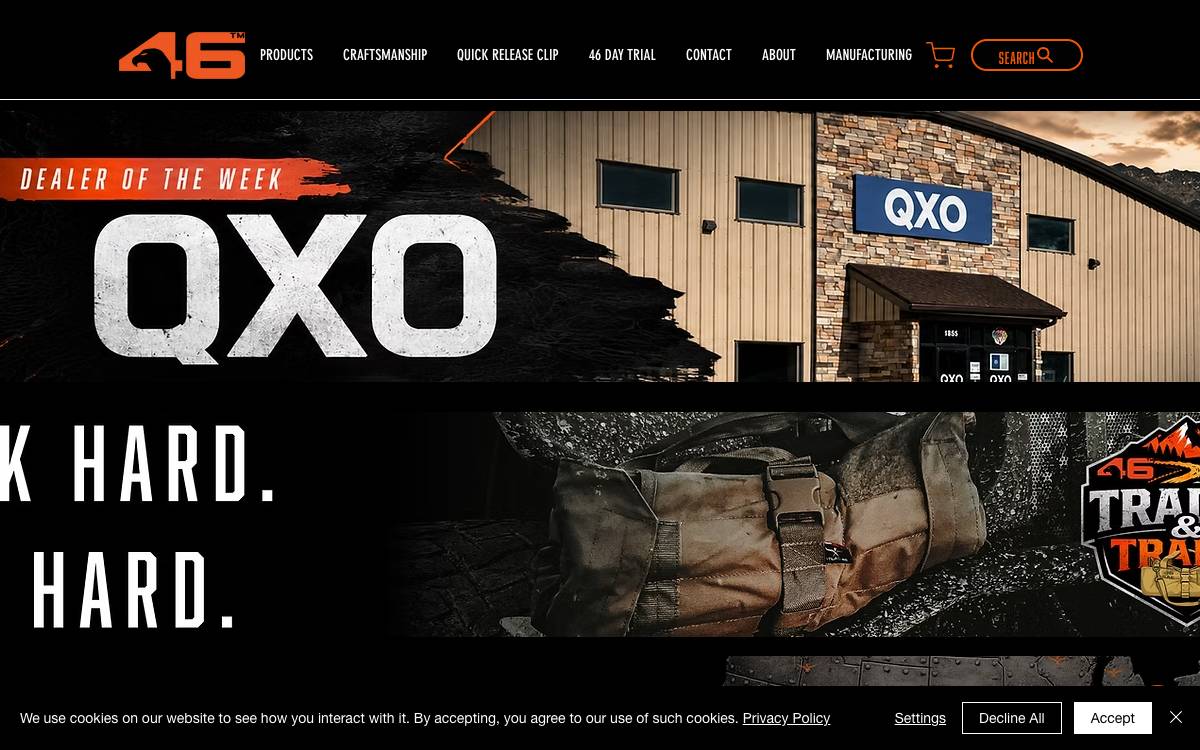 Screenshot of the website reached at atlas46.com