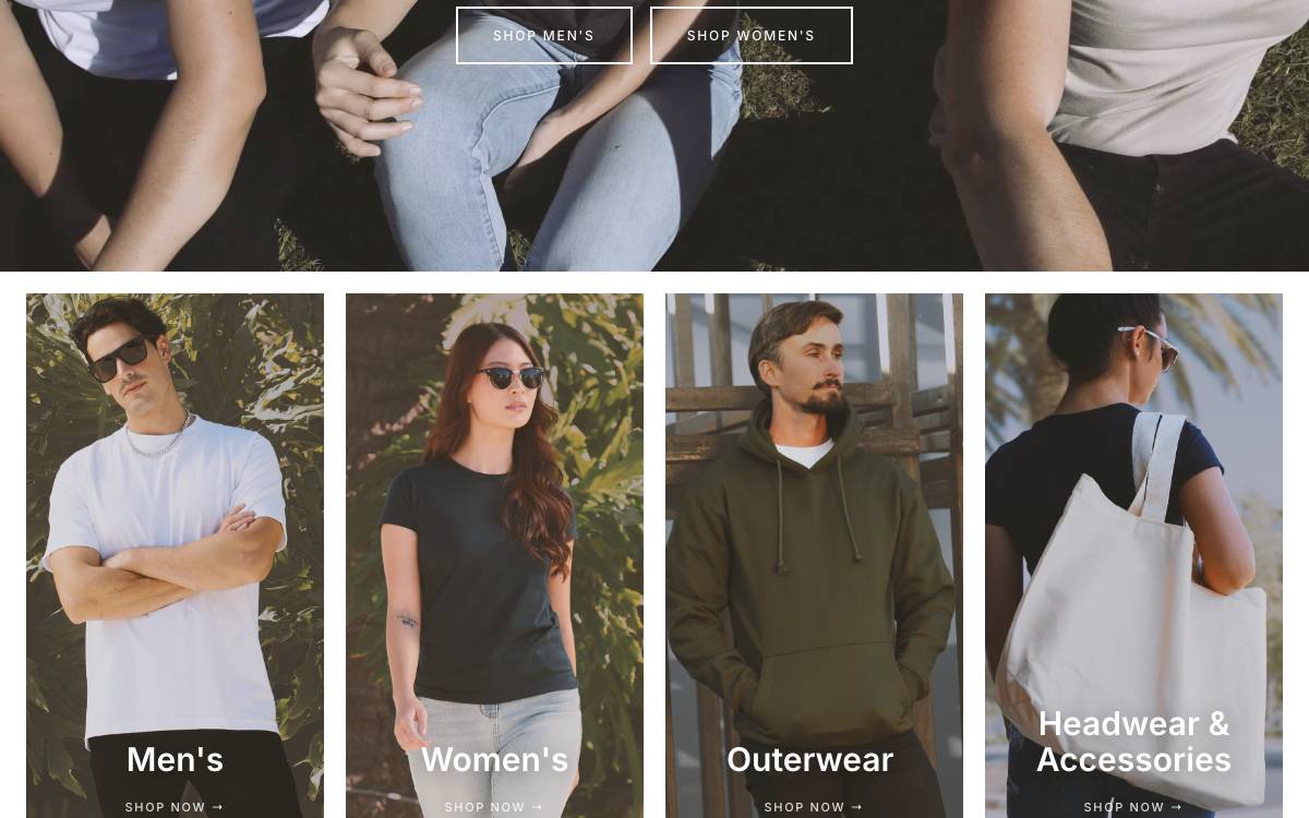 Screenshot of the website reached at astsportswear.com