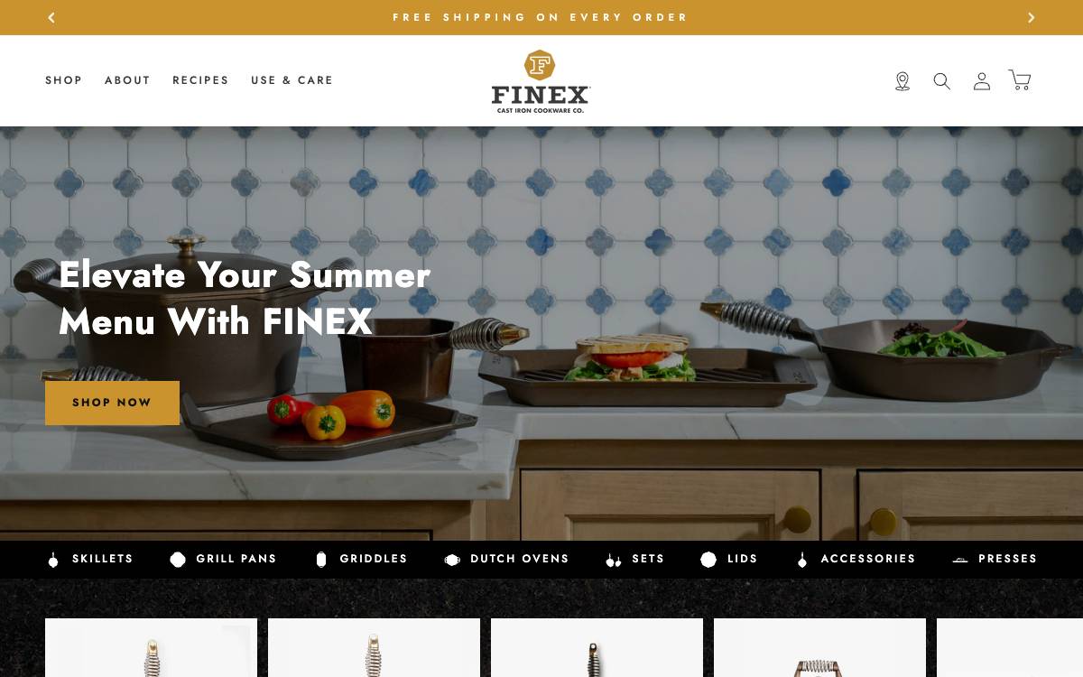 Screenshot of the website reached at finexusa.com
